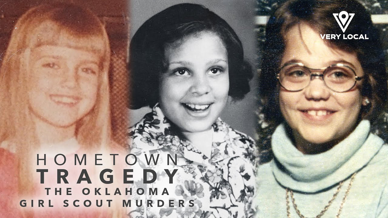 Archival childhood portraits used in true crime documentary thumbnail